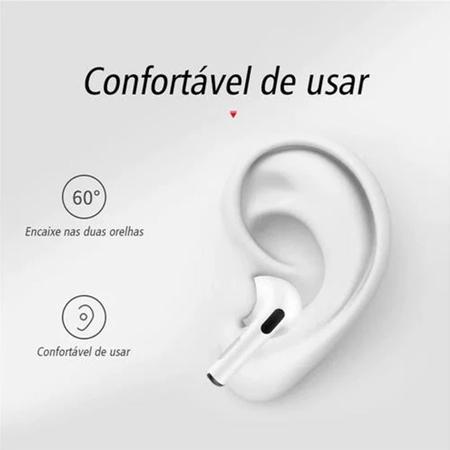 Imagem de Fone Ouvido Bluetooth Branco Econômico Para Samsung A52
