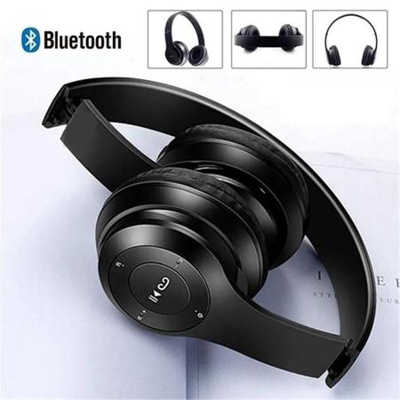 headset portátil dobrável bluetooth fone de ouvido celular