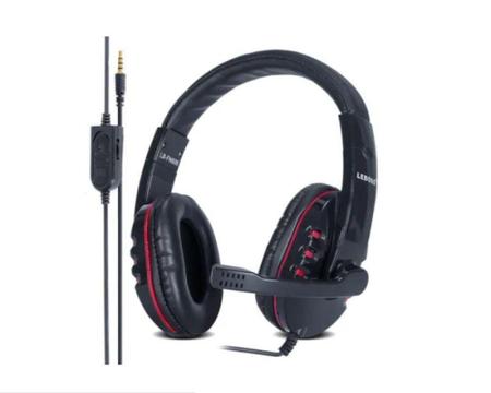 Imagem de Fone ouvido headfone headset gamer p2 mic lb-fn606 vermelho - KP