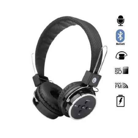 Imagem de Fone Ouvido Headphone Sem Fio Bluetooth Micro Sd Fm P2 B-05