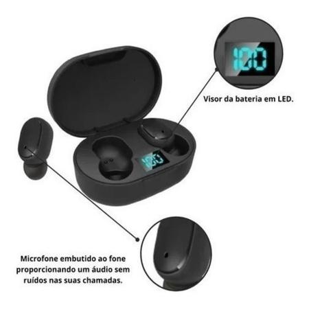 Fone Ouvido Led Preto Caixinha Para Multilaser G3 - Relogs Imagem de Fone Ouvido Led Preto Caixinha Para Multilaser G3