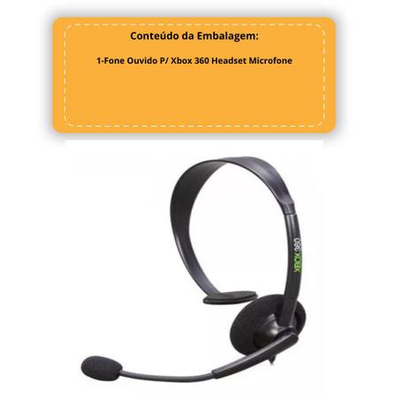 Fone Ouvido X 360 Headset Microfone Jogos Online Chat P1 - kunp - Headset  com Fio - Magazine Luiza