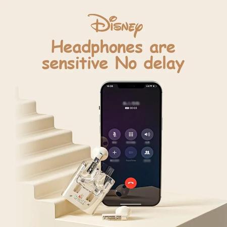Imagem de Fone Sem Fio Bluetooth Disney-G65 Bluetooth 5.3 Fones De Ouvido De Jogos, Headset De Música, Auscultadores De Redução De Ruído,