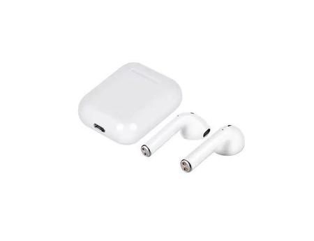 Fone De Ouvido Sem Fio Bluetooth 5.0 Esportivo E6S AirDots Estéreo  Compatível Com Xiaomi Android IOS - Branco