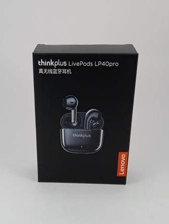 Imagem de fone sem fio bluetooth lenovo lp40 pro preto