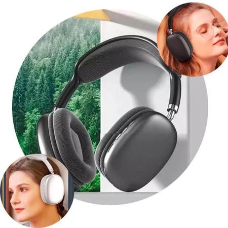 Fone Sem Fio Headphone Bluetooth C/ Microfone Max P9 - Sumexr - Headphone Bluetooth - Magazine Luiza