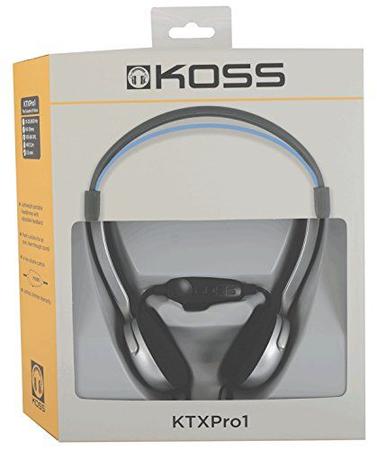 Imagem de Fones de ouvido portáteis Koss KTXPRO1 Titanium com controle de volume, embalagem única e padrão