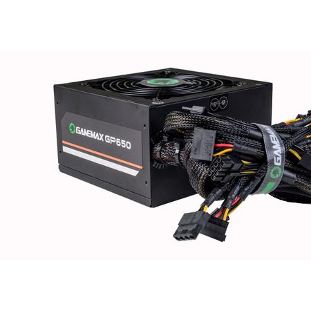 Fonte Gamemax 650w 80 Plus Bronze GP650 PFC Ativo C/ Cabo - Fonte de  Alimentação - Magazine Luiza