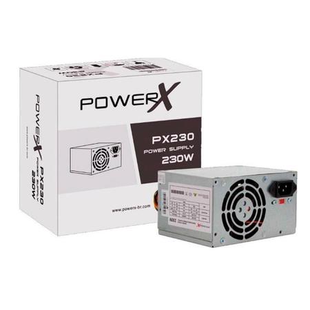 Imagem de Fonte atx 230w px230 24p com cabo power x