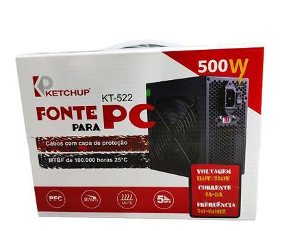 Veja seis fontes de alimentação de 500W para PC por até R$ 300