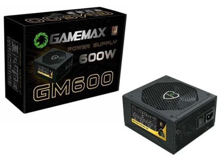 Fonte ATX - 600W - GAMEMAX GM600 - Preta OEM - waz