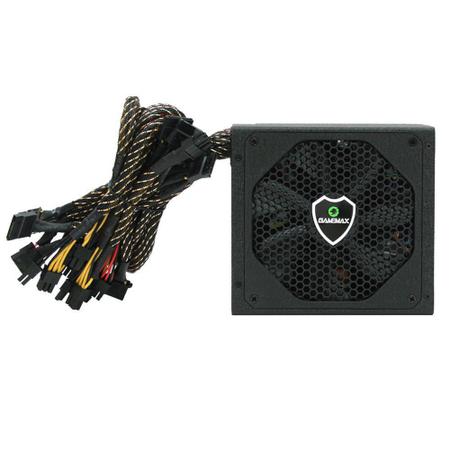 Fonte Gamemax GM800 800W, 80 Plus Bronze, PFC Ativo