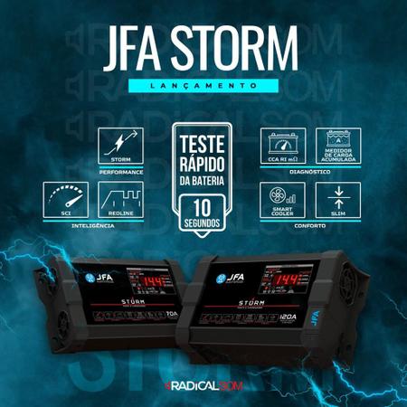 Imagem de Fonte Automotiva 120a Jfa Carregador Slim Oferta Pro Storm