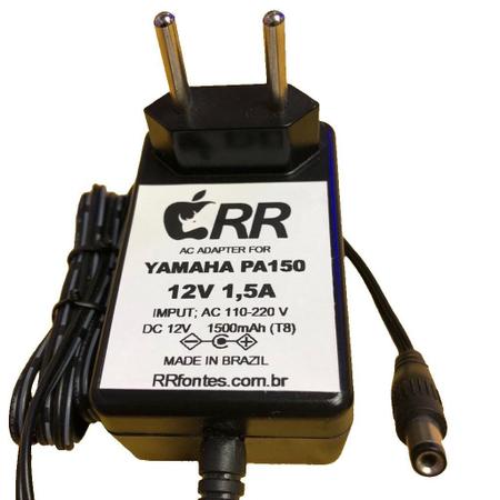 Imagem de Fonte carregador 12V para teclado Yamaha PA-150 modelo psr-530 