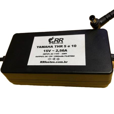 Imagem de Fonte carregador 15V para amplificador portátil Yamaha modelo THR-5