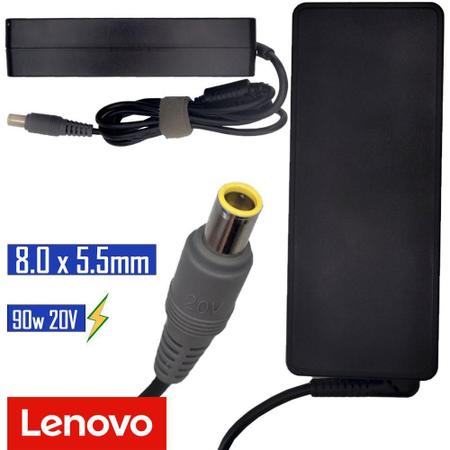 Imagem de Fonte Carregador Notebook Comp Lenovo 20V 4.5A 90W 8.0X5.5Mm