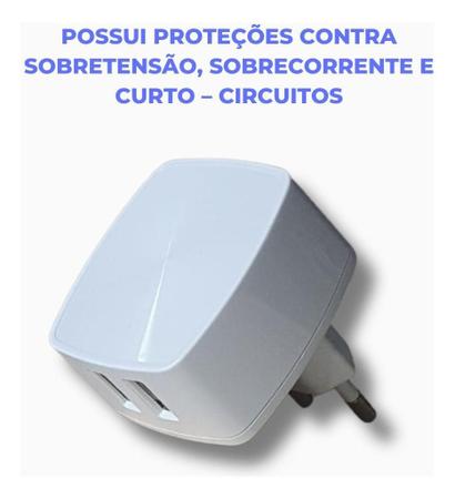 Imagem de Fonte Carregador Rápido De Celular 2 Entradas Usb Bivolt