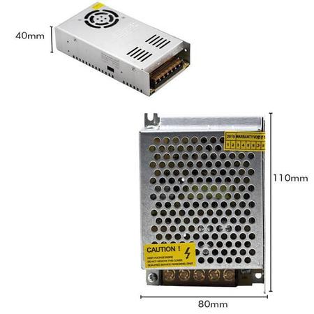 Imagem de Fonte Chaveada Colmeia 12 Volts 5 Amperes Bivolt Automático Som Camera 5a