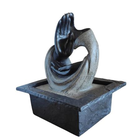 Imagem de Fonte de Água Decorativa Mudra Yoga 26cm Bivolt