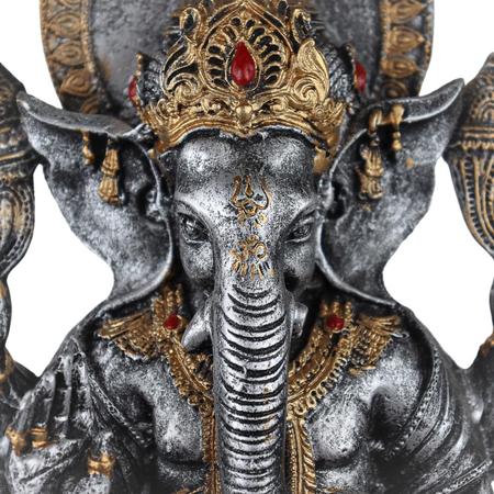 Imagem de Fonte De Água Ganesha Elefante Indiano Bolinha Giratória Luz