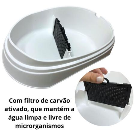 Imagem de Fonte de Agua Gato e Cachorro Bebedouro Pets Automatico 2 Litros Azul  Truqys 