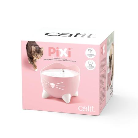 Imagem de Fonte de água para gatos Bebedouro Catit PIXI rosa