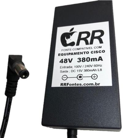 Imagem de Fonte de alimentação 48Vdc para telefone IP Cisco modelo Aironet Ap1242 A K9 Point Ieee