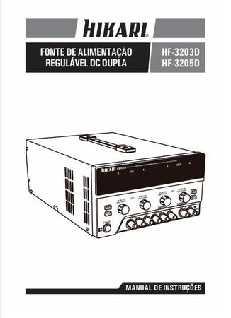 Imagem de Fonte de Alimentação Dupla 5A Hikari HF-3205D