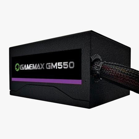Fonte de Alimentação Gamemax GM550 550W 80 Plus Bronze c/ Preta