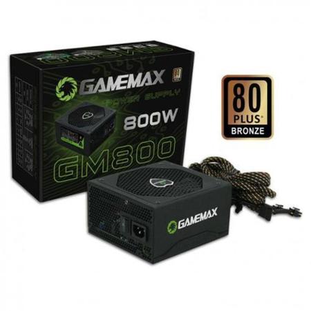 Fonte Gamemax GM800 - 800W, 80 Plus Bronze, Semi Modular Box, Com PFC Ativo  - Gamemax Oficial
