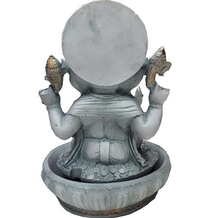 Imagem de Fonte Decorativa Ganesha Bola Giratória e led 01034