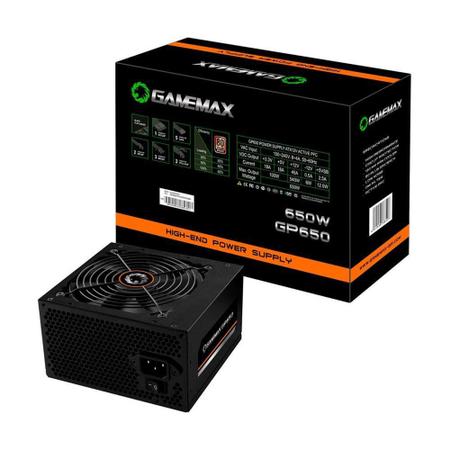 Imagem de Fonte Gamemax GP650, 650W, 80 Plus Bronze - GP650