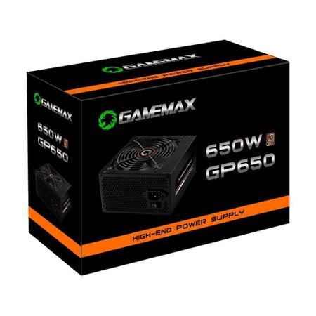 Imagem de Fonte Gamemax GP650, 650W, 80 Plus Bronze - GP650