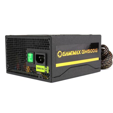 Fonte Gamemax GM500G, 500W, 80 Plus Gold, Semi-Modular - GM500G