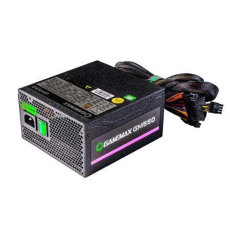 Fonte de Alimentação Gamemax 550W 80 Plus Bronze Preto - Shopar