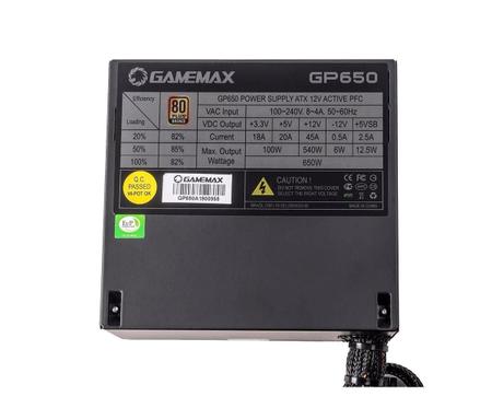 Fonte de Alimentação Gamemax GP650 650W 80 Plus Bronze PFC Ativo -  EletroTrade