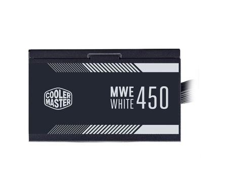 Imagem de Fonte para PC 450W ATX Cooler Master - MWE 450 White V2 com Cabo
