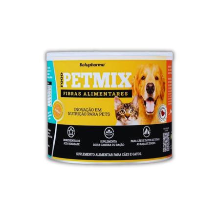 Imagem de Food Petmix Fibras Alimentares Suplemento Psyllium Cães Gatos Botupharma 100g