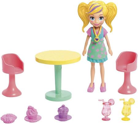 Food Truck 2 em 1 Da Polly Pocket - Mattel GDM20 - Noy Brinquedos