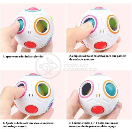 Football Fidget Cube Cubo Mágico Bola Jogo Quebra Cabeça Puzzle TikTok  Crianças Infantil 12 Buracos - Tiktoys - Quebra Cabeça - Magazine Luiza