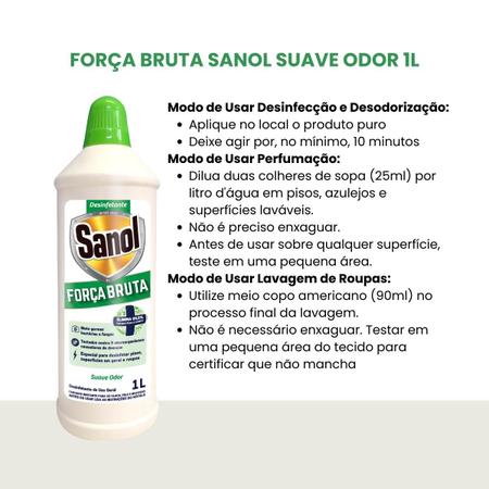 Imagem de Forca bruta sanol suave odor 1l