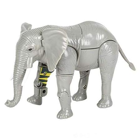 Imagem de Forest & 12th Jungle Animal Toys  Transforming Action Figure  Mudanças de um Brinquedo Animal Detalhado para um Brinquedo Robô Único em Segundos  Grande Presente para Meninas e Meninos (Elefante de 4"