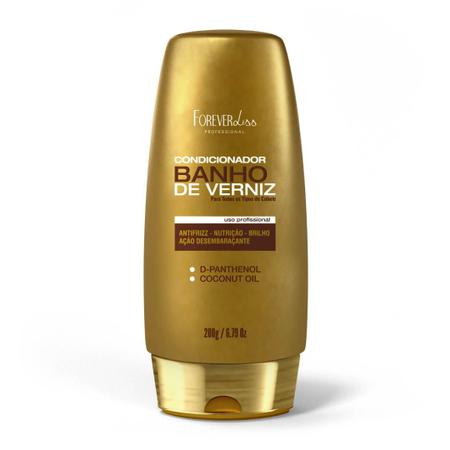 Imagem de Forever Liss Kit Banho De Verniz 2x Shampoo 300ml, Condicionador 200g
