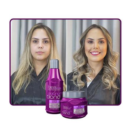 Imagem de Forever Liss Platinum Blond + Banho De Pérola Kit Matizador