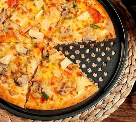 Imagem de Forma Assadeira Perfurada Para Pizza Antiaderente 35cm