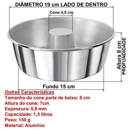 Forma de Silicone Para Doces Torta Pudim Bolo Cozinha Princesa Azul Kit 3  Unidades - ABMIDIA - Formas e Assadeiras - Magazine Luiza