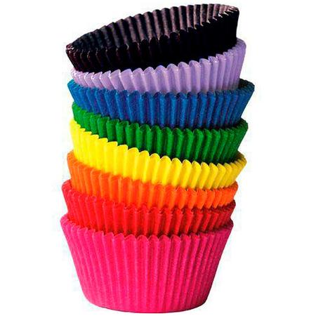 Imagem de Forma Coloridas Silicone Mini Bolo de Cupcake 12 Forminhas