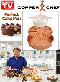 Copper chef perfect cake cheap pan