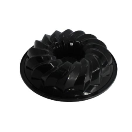 Forma De Bolo Redonda Preto De Silicone - Ajeitaí - Utilidades