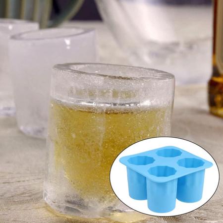 Imagem de Forma De Gelo Copo Drink Bebidas Molde Ice Shots